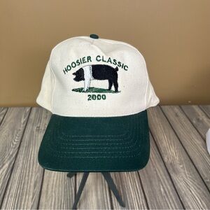 Vintage Hoosier Classic 2000 Hat Canvas One Size Adjustable